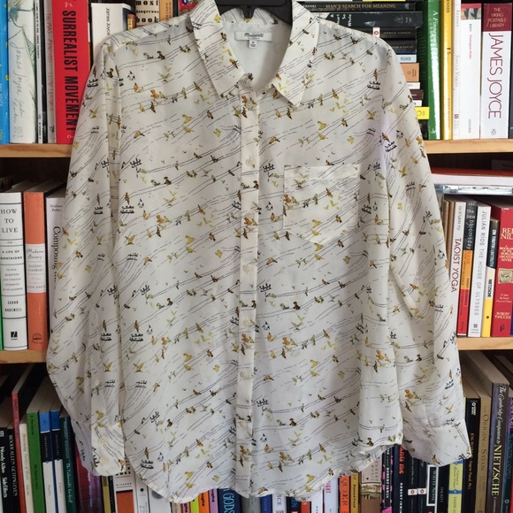 Madewell A BOYSHIRT IN BIRDSLIFE - Picture 2 of 4